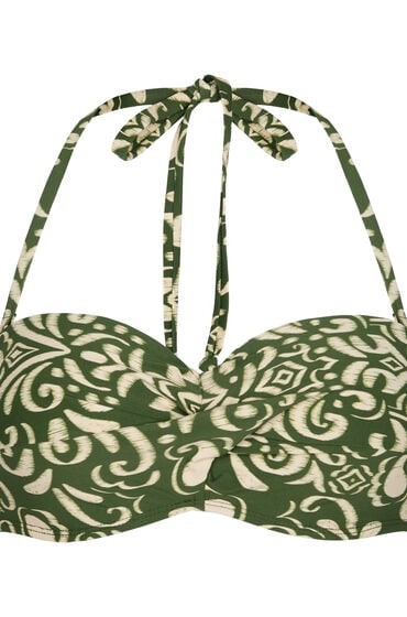 Thumbnail - Hunkemöller Gepolstertes Bügel-Bikini-Oberteil Cancun Grün
