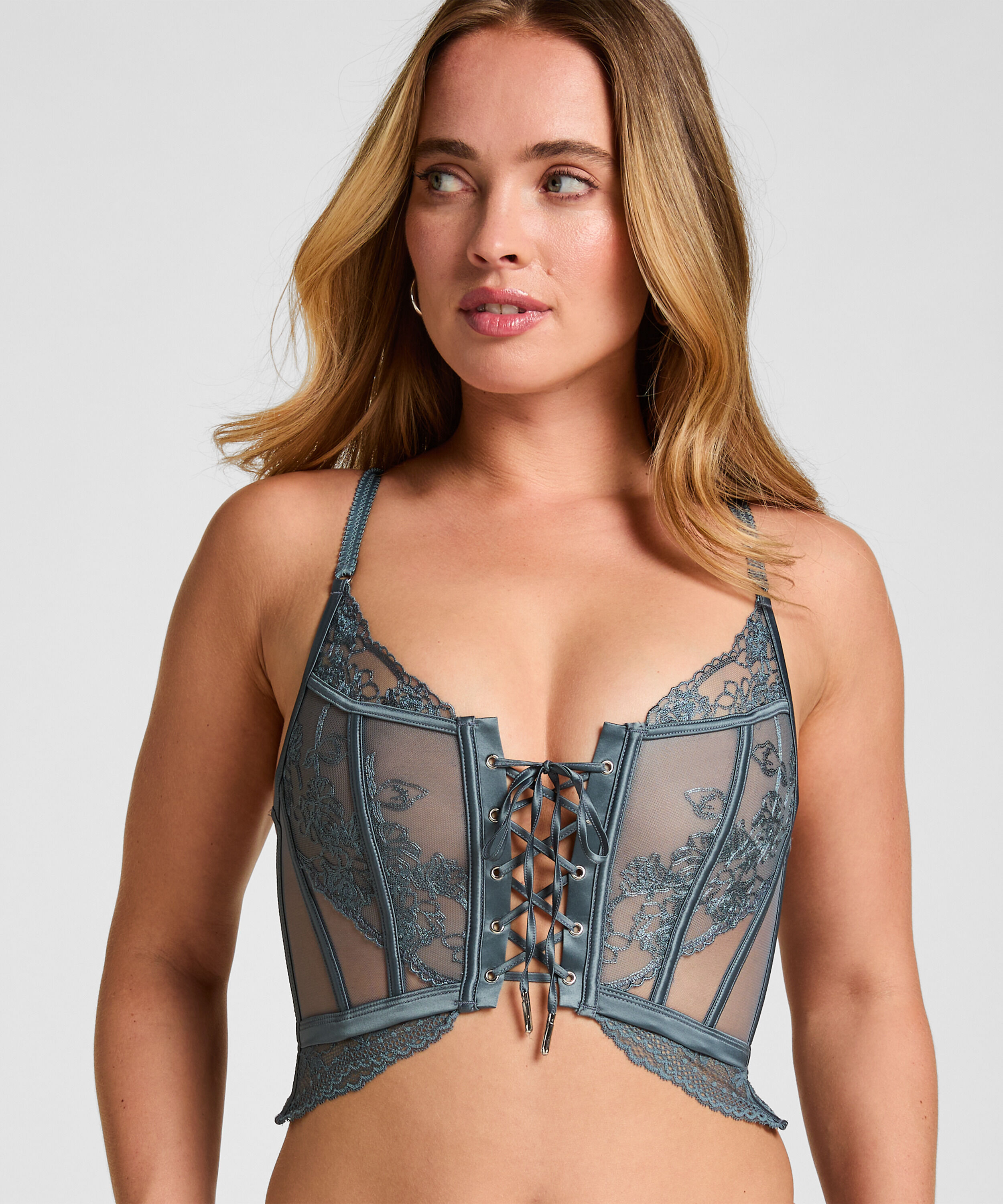 Bustier Nola, Blau