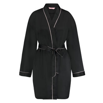 Kimono Satin, Schwarz