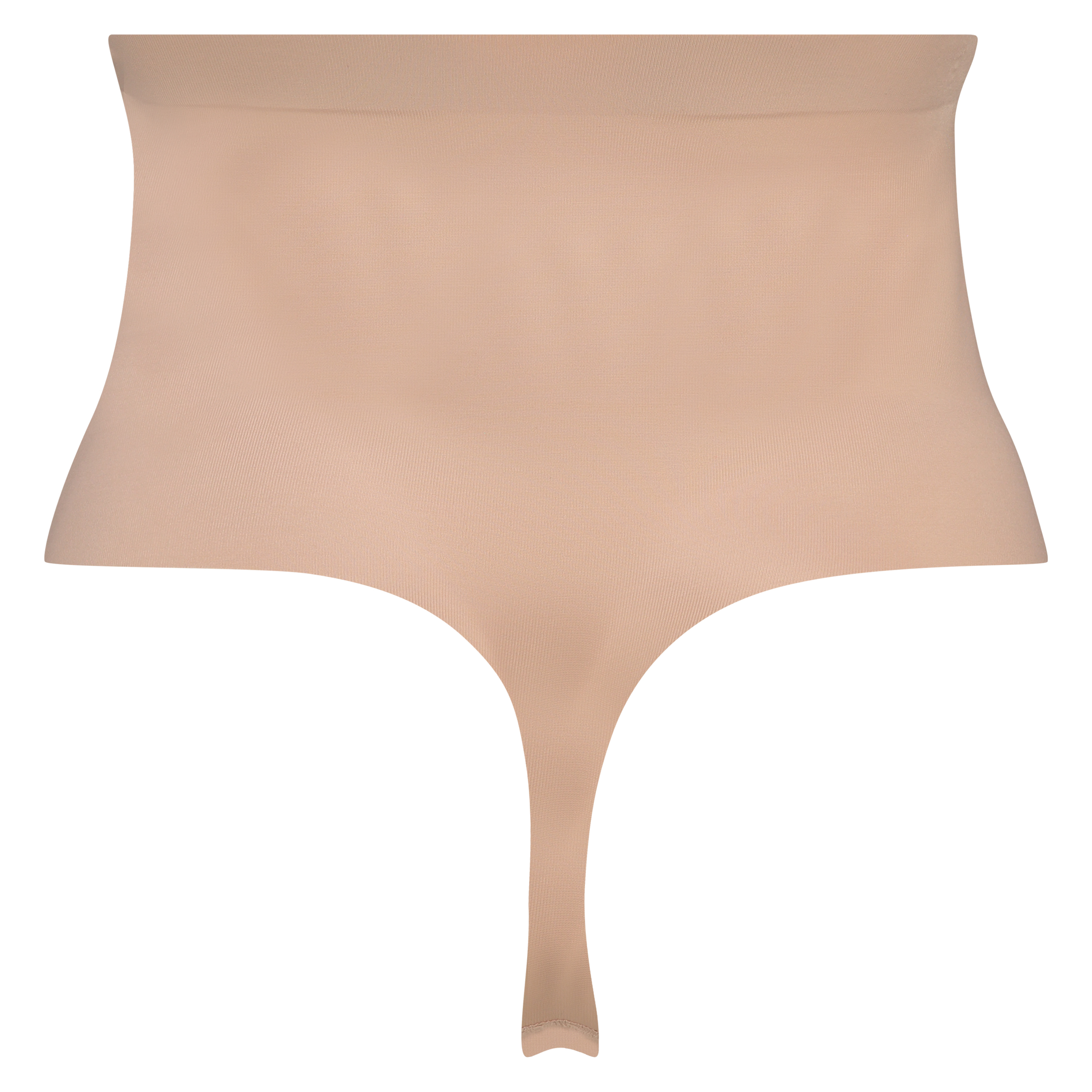 Formender Scuba-Tanga mit hoher Taille, Beige, main
