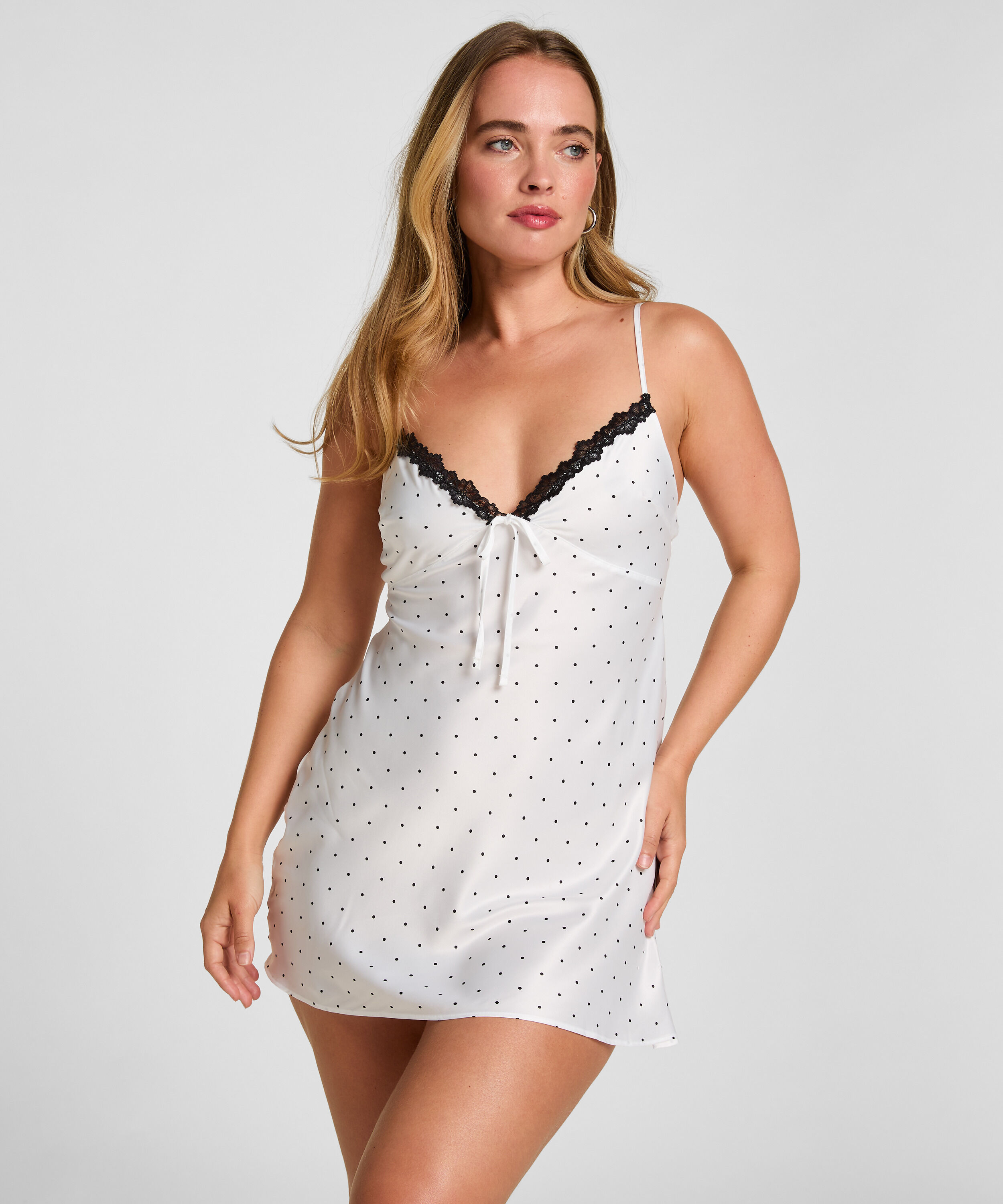 Slipdress Dolly, Weiß Slipdress Dolly, Weiß