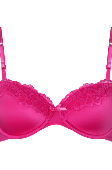 Thumbnail - Hunkemöller Vorgeformter Bügel-BH Lace & Shine Rosa