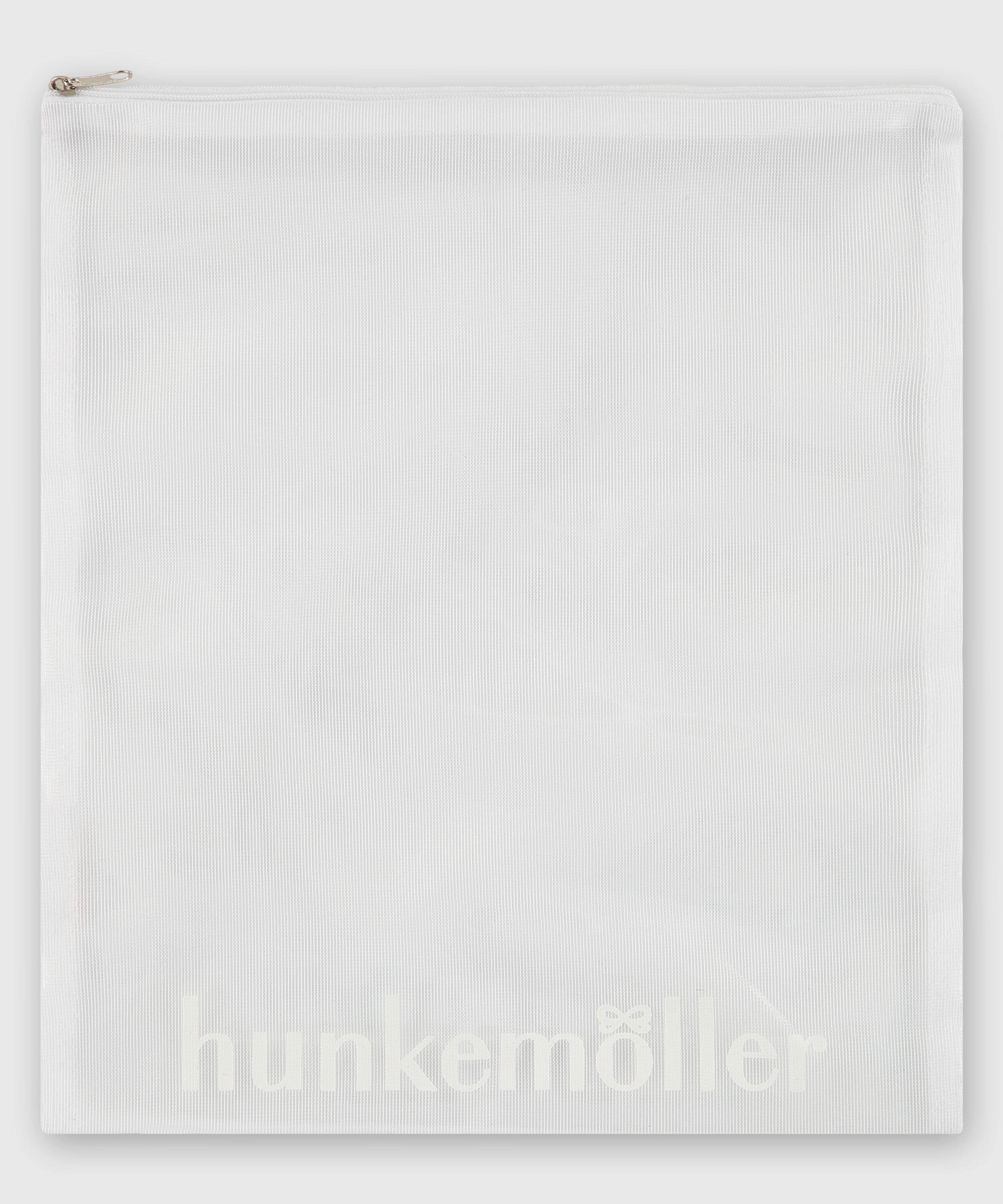 Waschbeutel Reißverschluss, Weiß