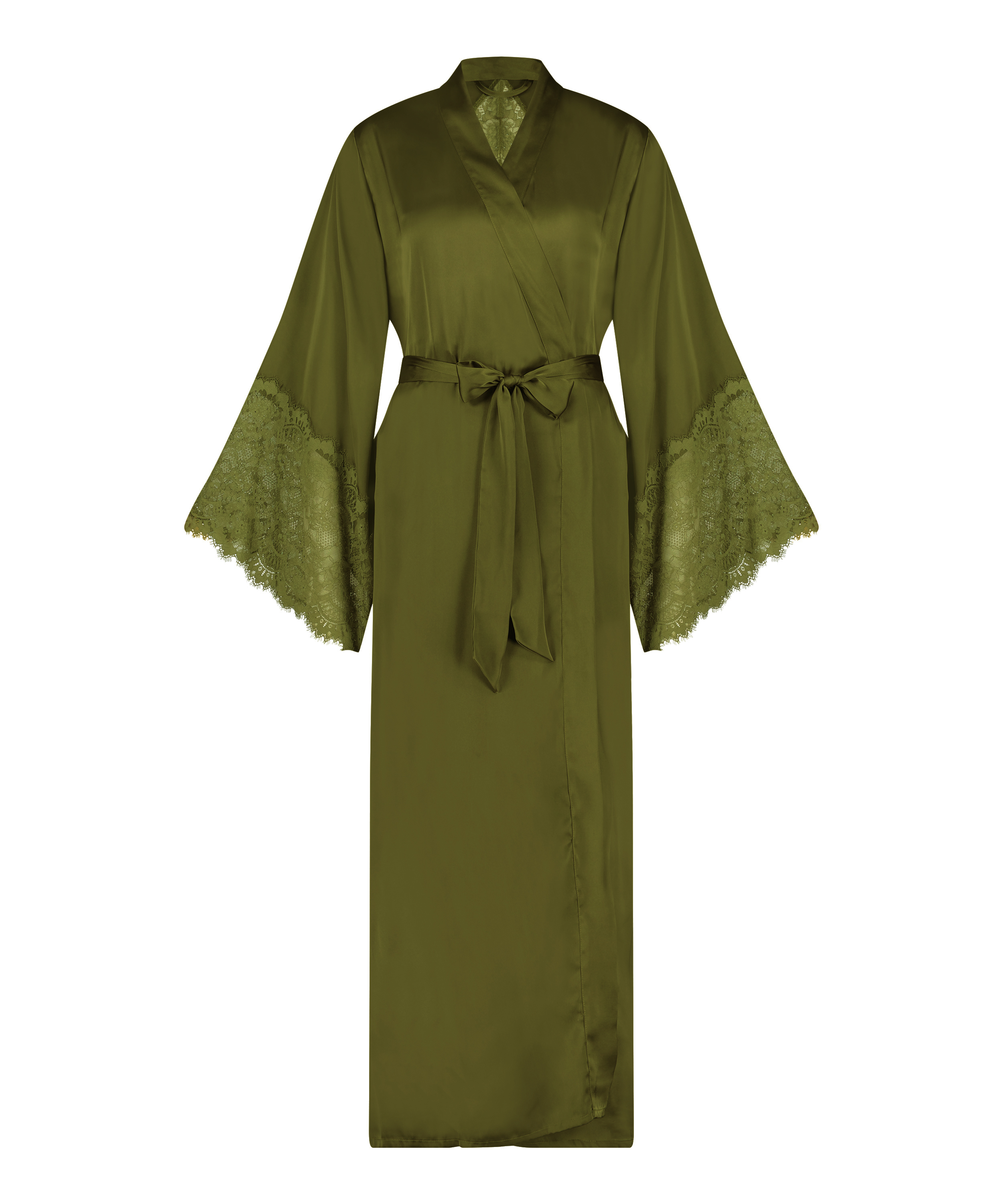 Kimono Satin, grün, main