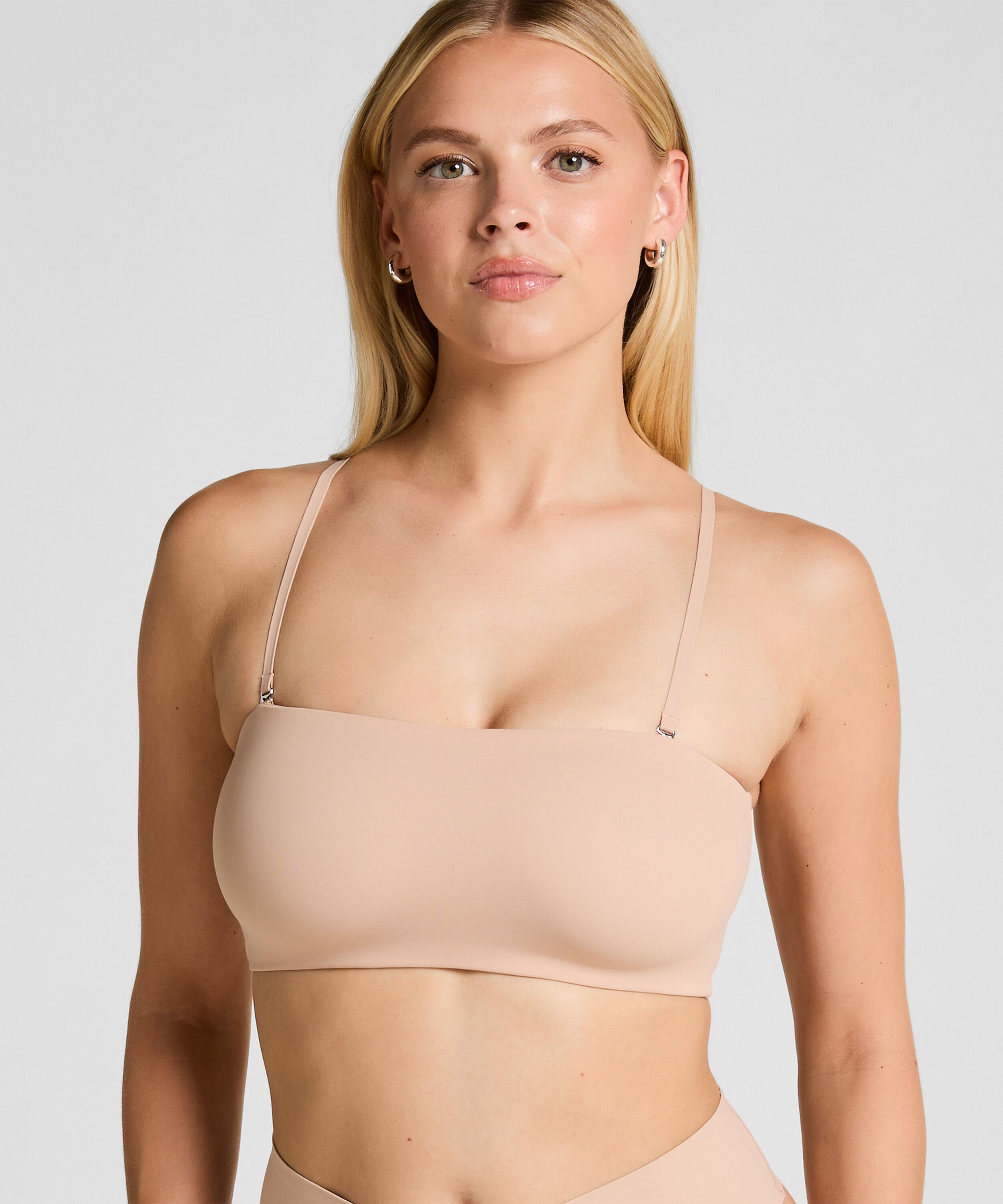 Bandeau Bralette Smooth, Beige