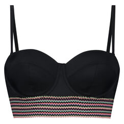 Vorgeformtes B&uuml;gel-Bikinitop Paradise, Schwarz