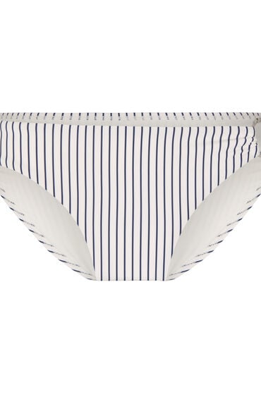Thumbnail - Hunkemöller Bikinihose Stripes Weiß