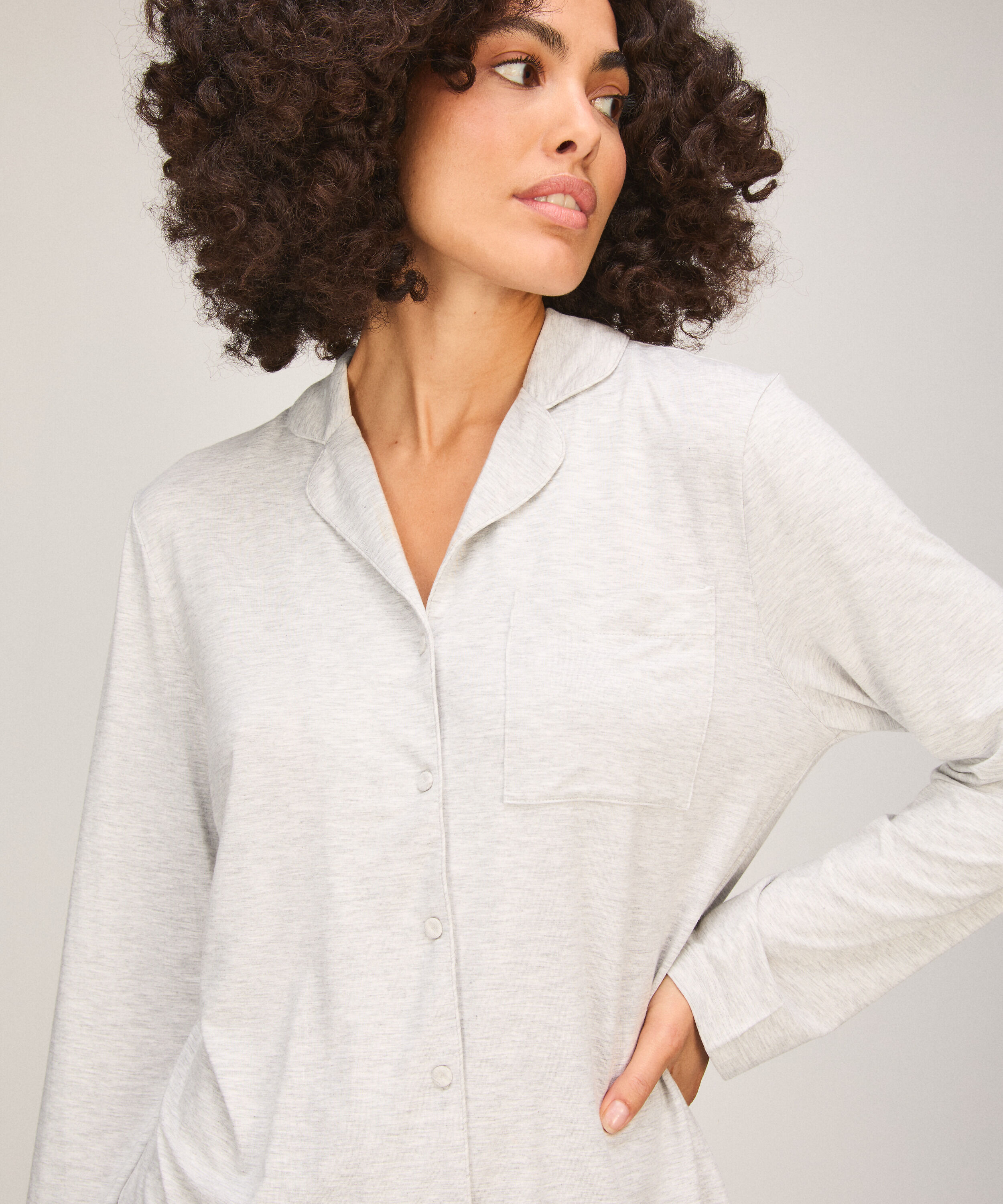 Langärmelige Jersey-Jacke Essential