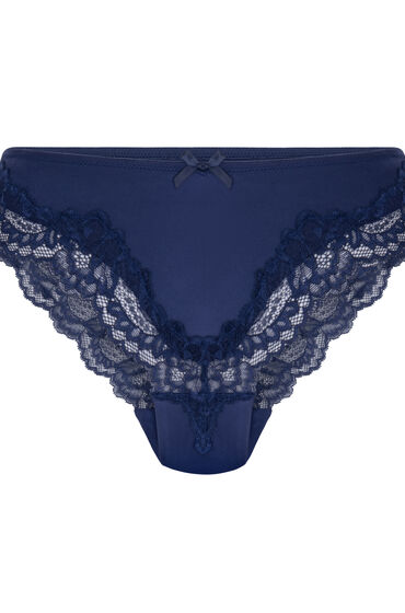 Thumbnail - Hunkemöller Brazilian Lace & Shine Blau