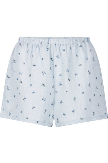 Thumbnail - Hunkemöller Musselin-Shorts Blau