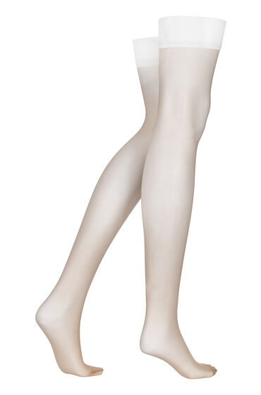 Thumbnail - Hunkemöller Strumpf 15 Denier Clean Top Weiß