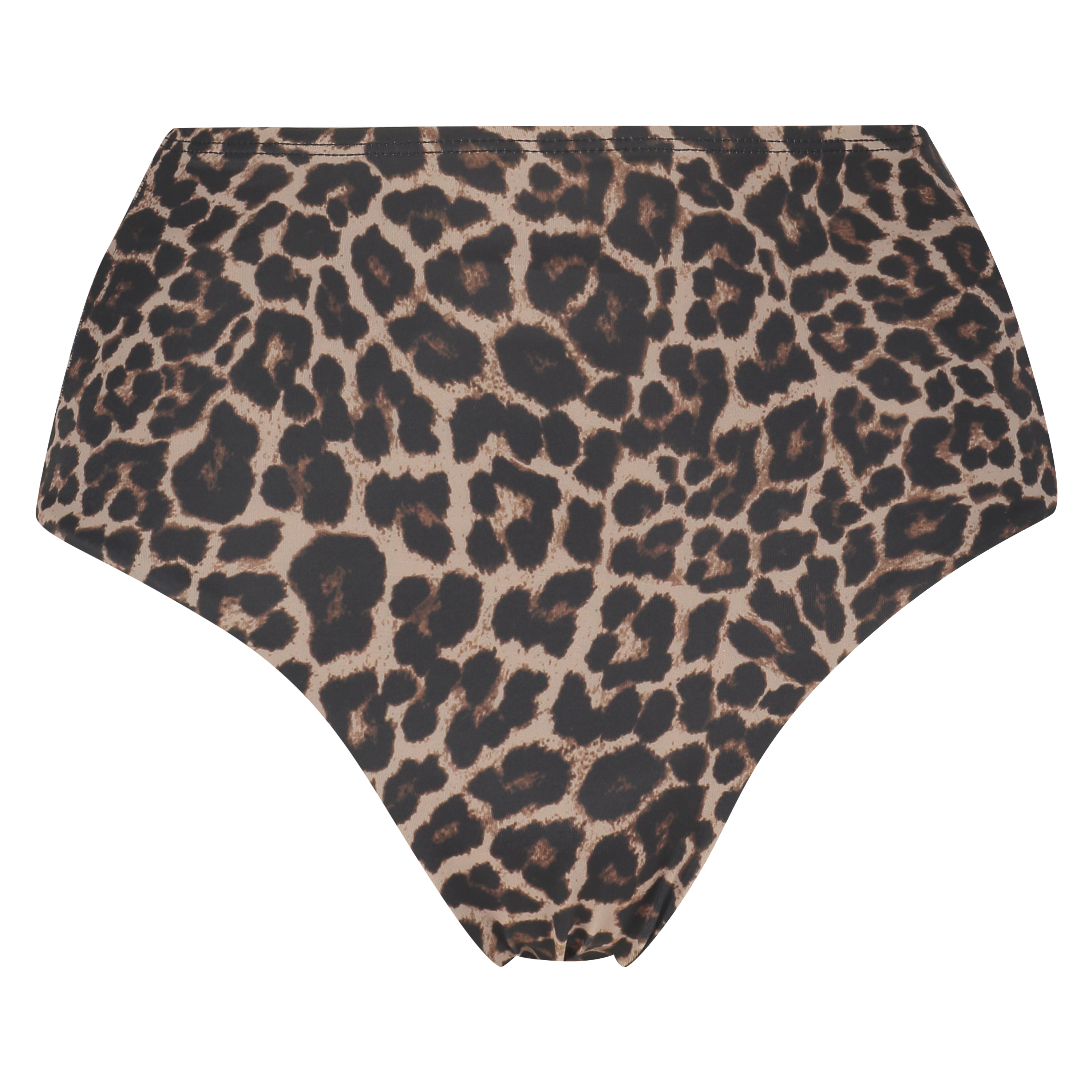 Hoher frecher Bikini-Slip Leopard, Beige, main