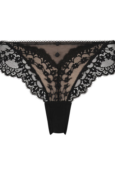 Thumbnail - Hunkemöller Brazilian Daisy Schwarz