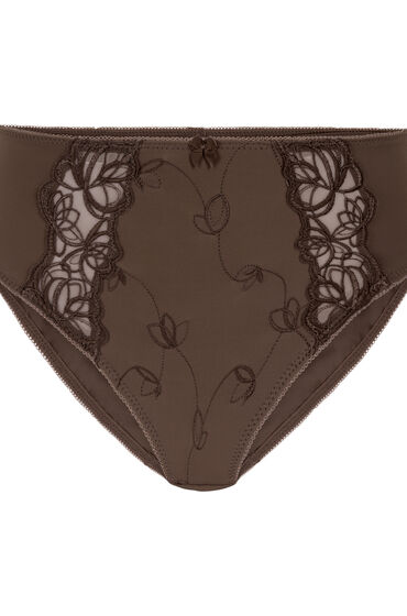 Thumbnail - Hunkemöller Hochgeschnittener Slip Diva Braun