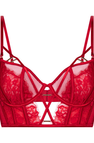 Thumbnail - Hunkemöller Unwattierter Bügel-BH Noeki Rot