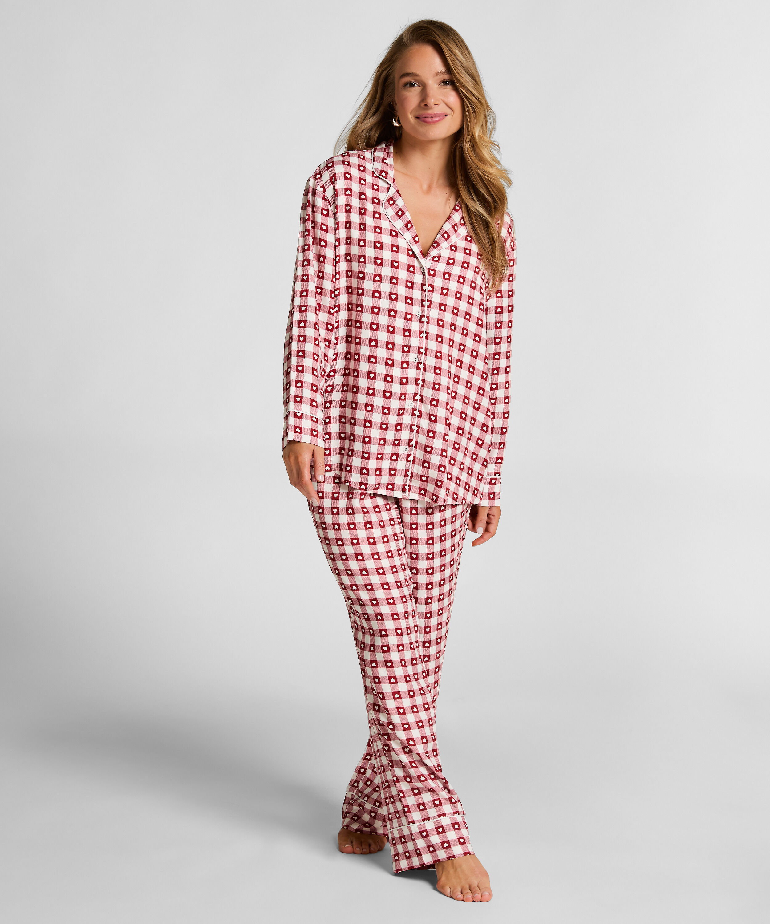 Pyjamaset Twill, Rot Pyjamaset Twill, Rot