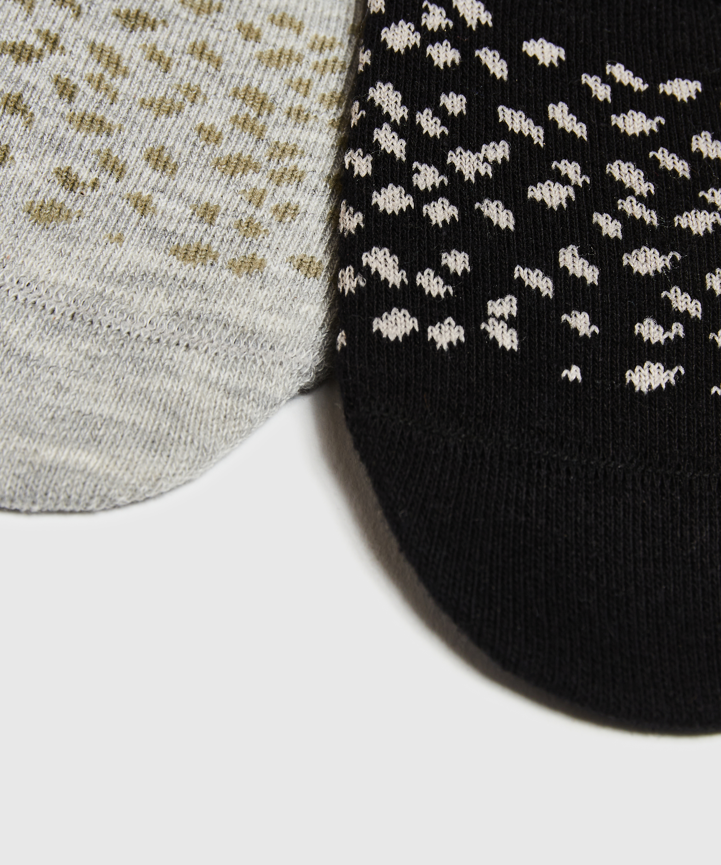 2 Paar Socken, Schwarz, main