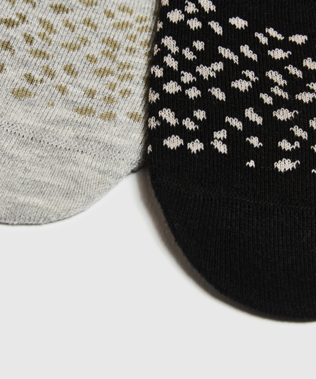 2 Paar Socken, Schwarz