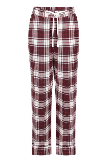 Thumbnail - Hunkemöller Pyjamahose aus Flanell Lila