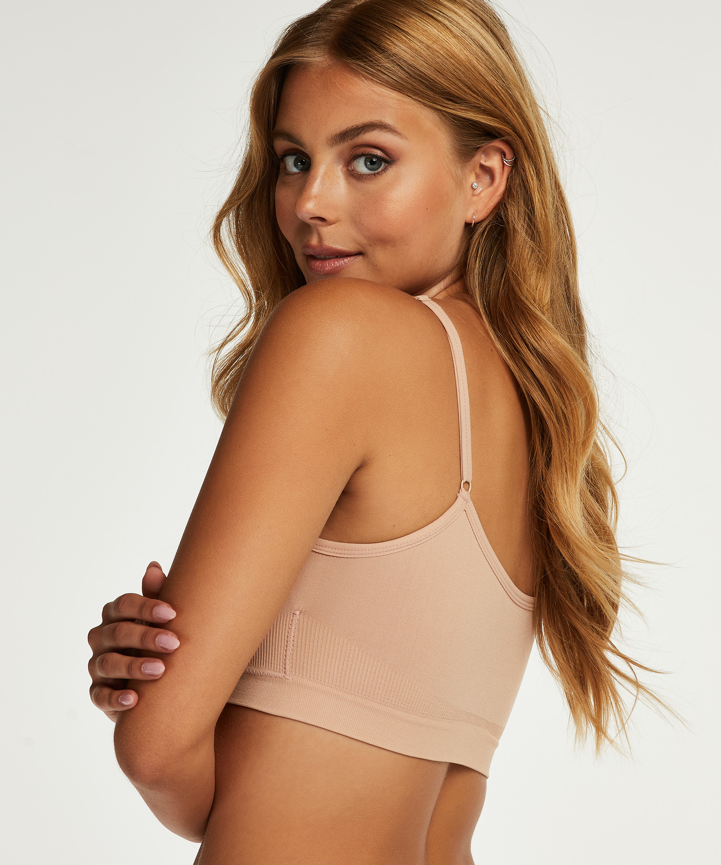 Strappy-Top, seamless, Rosa, main
