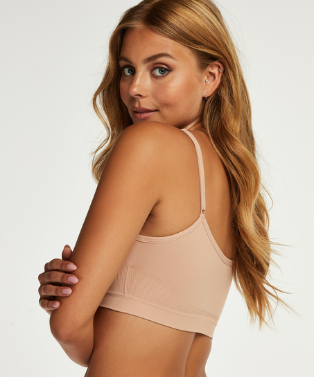Strappy-Top, seamless, Rosa