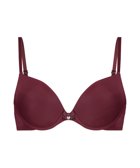Vorgeformter B&uuml;gel-BH Plunge, Rot
