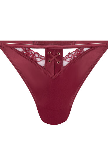 Thumbnail - Hunkemöller Catherine String mit hohem Beinausschnitt Rot