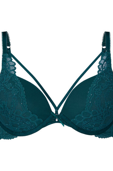 Thumbnail - Hunkemöller Vorgeformter Push-up-Bügel-BH Isadora Grün