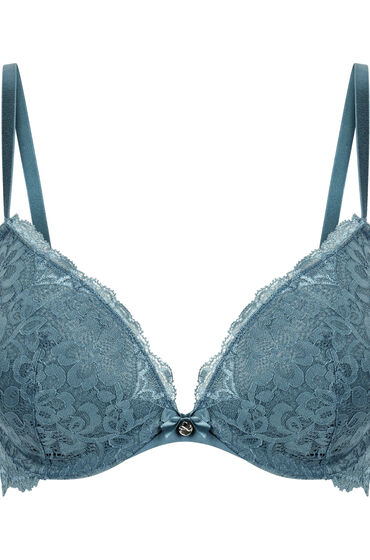 Thumbnail - Hunkemöller Vorgeformter Push-up-Bügel-BH Marine Blau