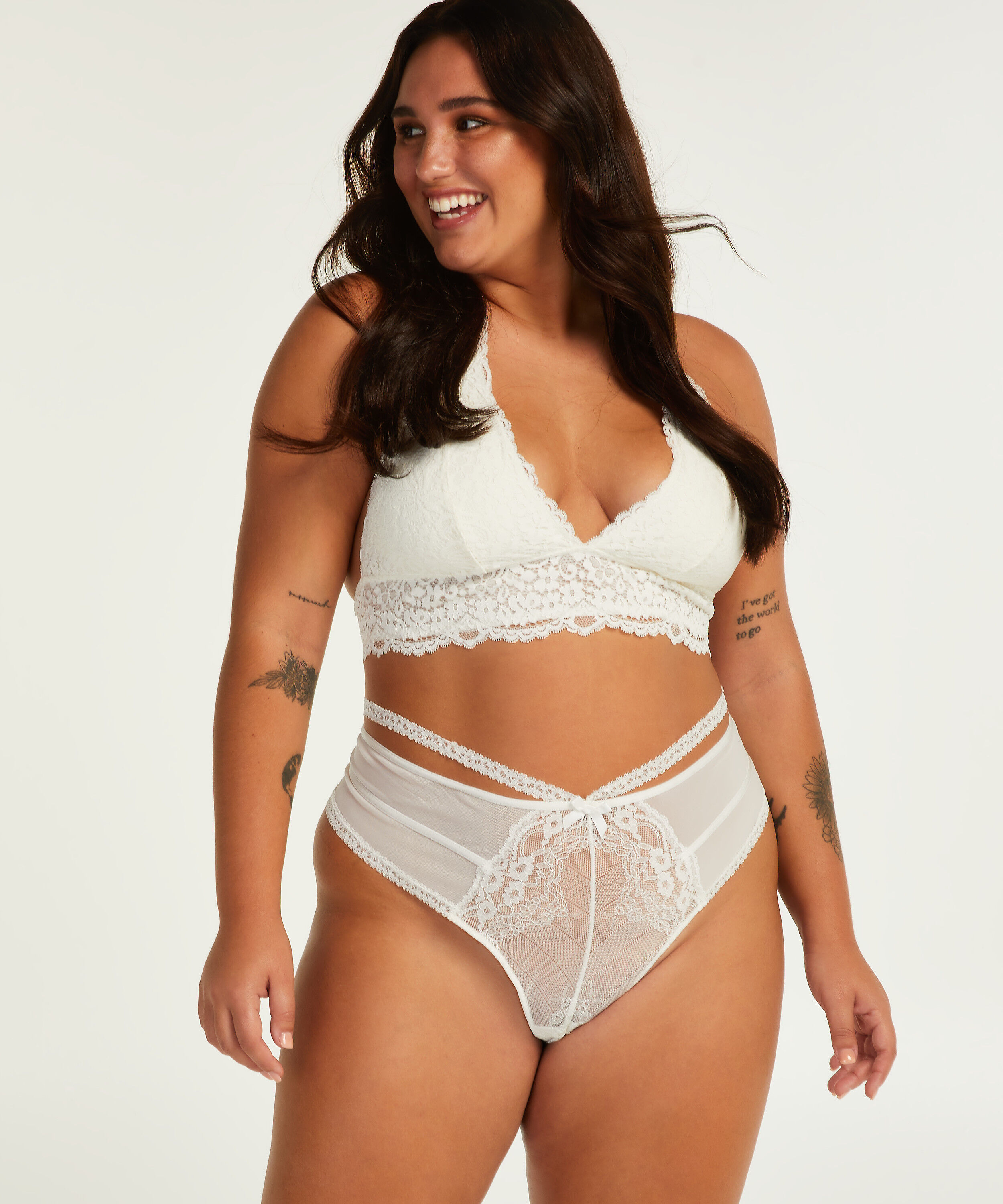 String Lorraine Curvy, Weiß String Lorraine Curvy, Weiß