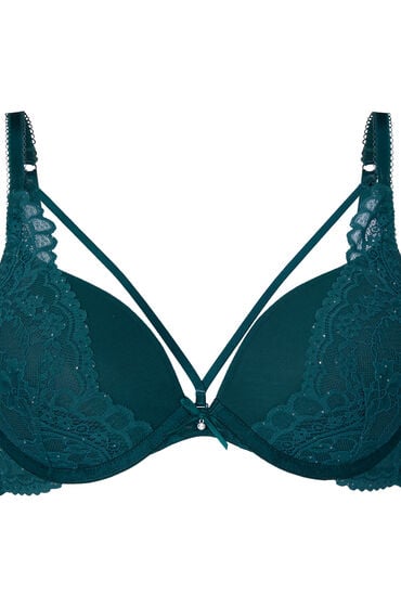 Thumbnail - Hunkemöller Vorgeformter Push-up-Bügel-BH Isadora Grün