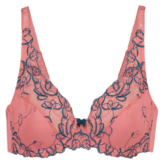 Unwattierter B&uuml;gel-BH Diva, Rose