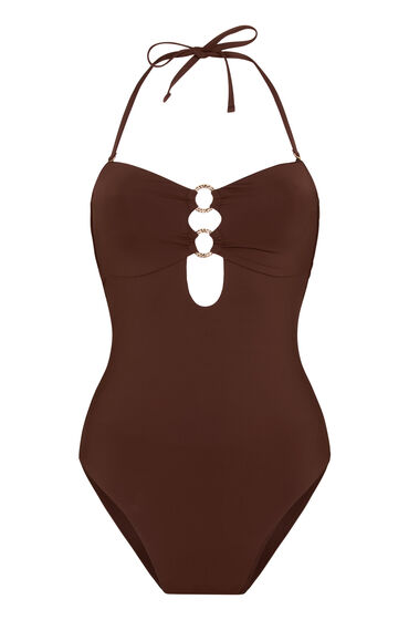 Thumbnail - Hunkemöller Badeanzug Madrid Braun