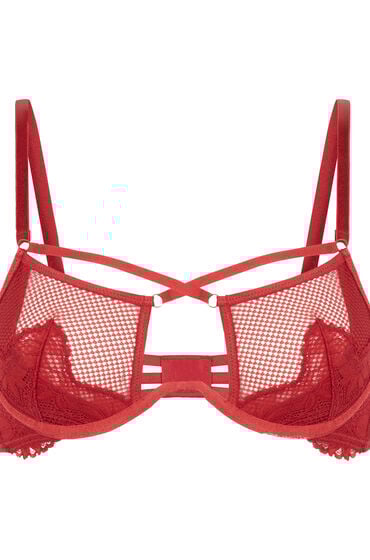 Thumbnail - Hunkemöller Unwattierter Bügel-BH Milana Rot