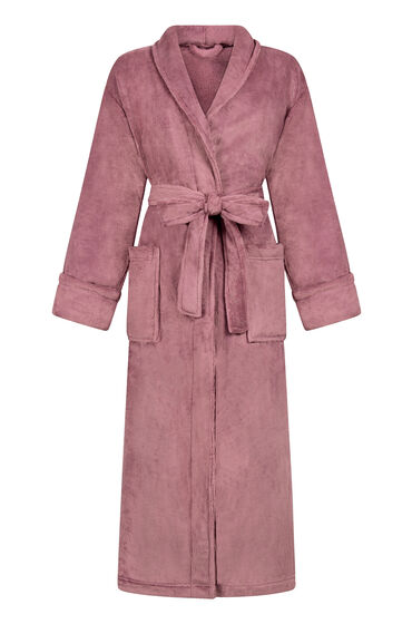 Thumbnail - Hunkemöller Weicher Fleece-Bademantel Lila