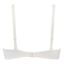 Nicht-vorgeformter B&uuml;gel-BH Satin Fleece, Wei&szlig;