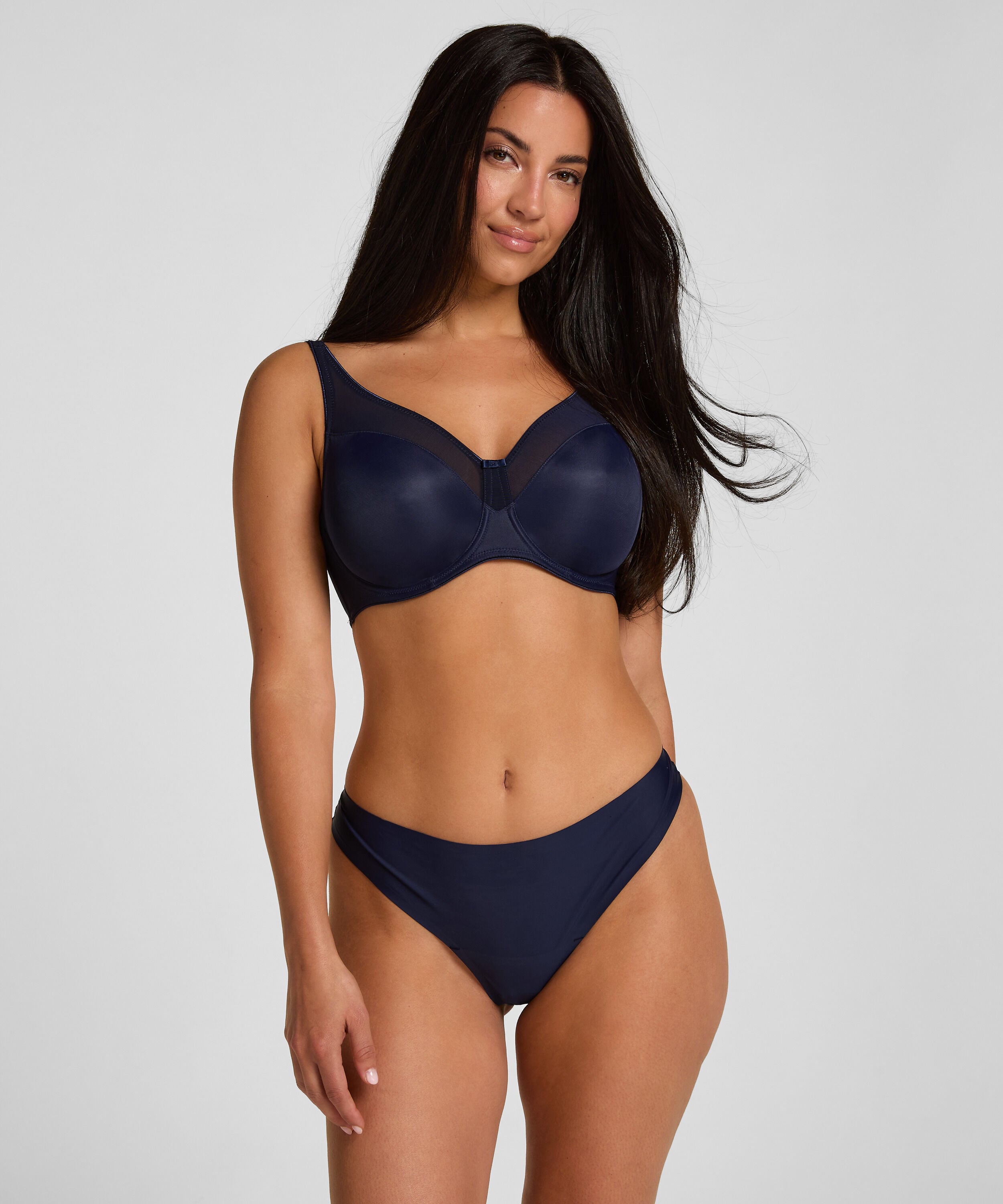 Invisible String Lace Back, Blau
