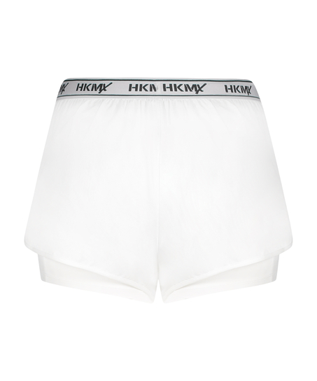 HKMX Sport-Shorts, Weiß