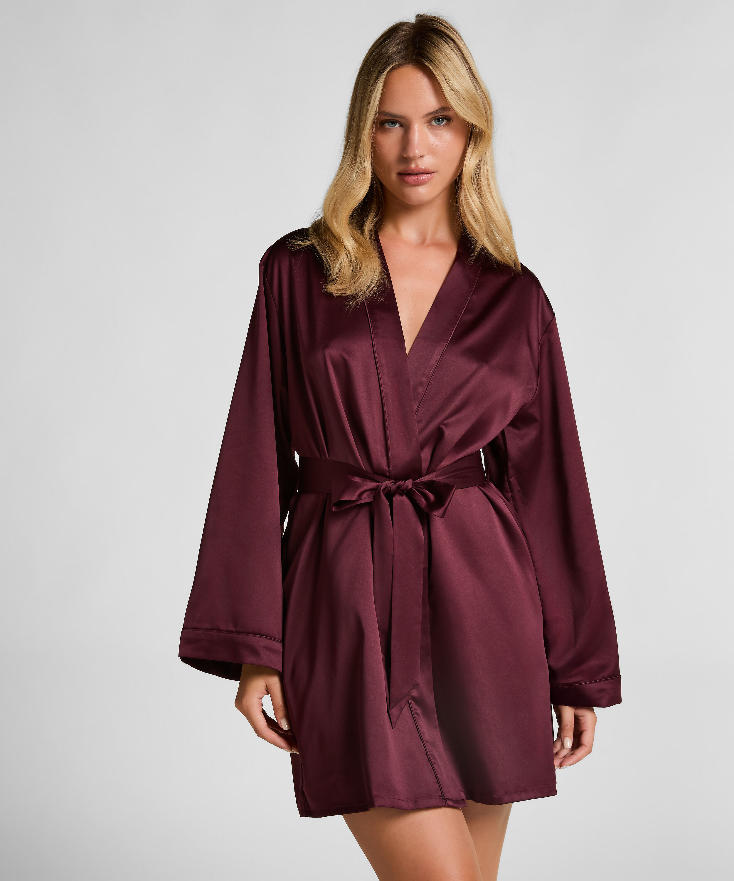 Kimono Satin, Rot Kimono Satin, Rot