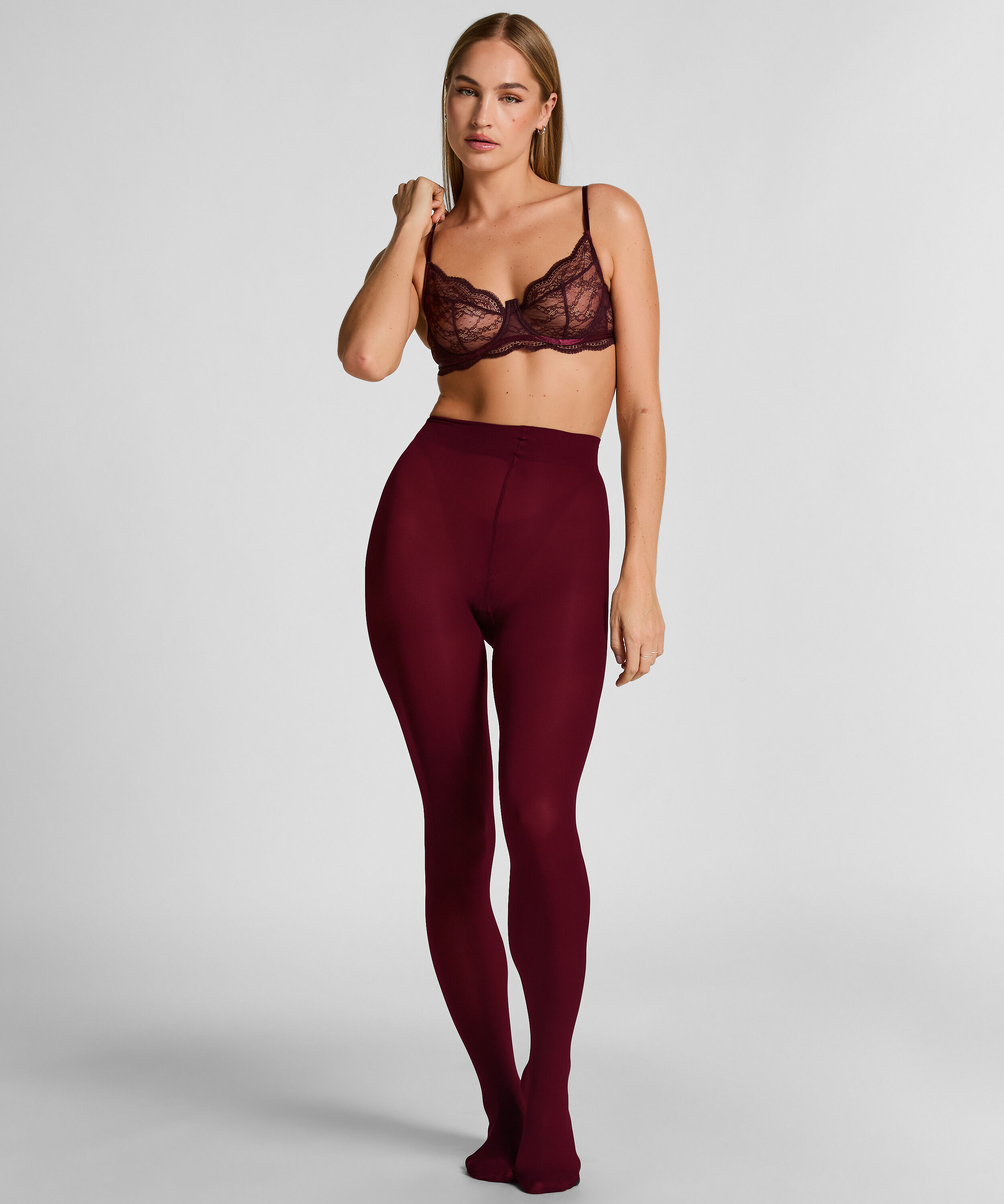 Strumpfhose 50 Denier Velvet Touch, Rot