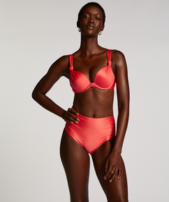 Bikini-Slip mit hoher Passform Luxe, Rot