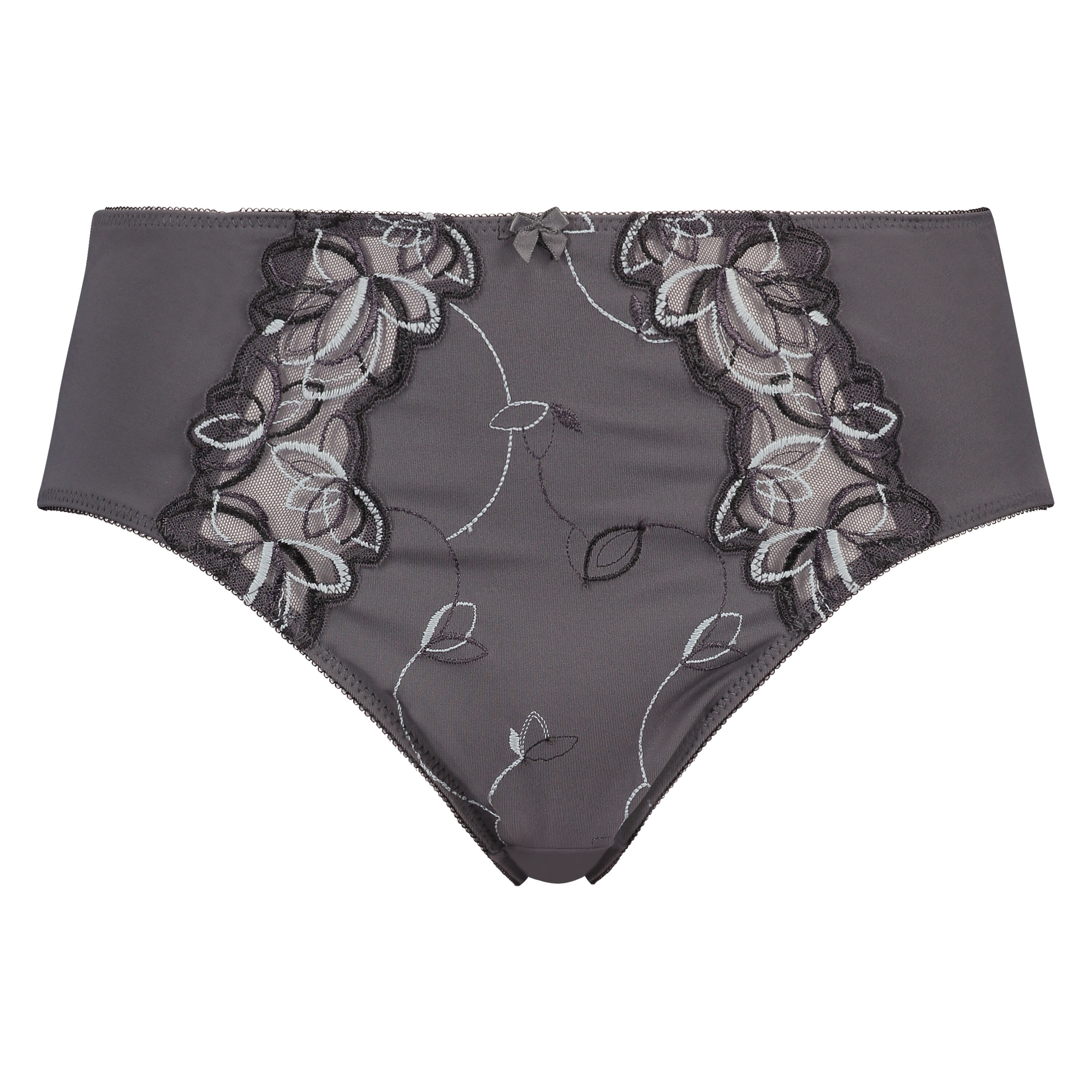 Hochgeschnittener Slip Diva, Grau Hochgeschnittener Slip Diva, Grau