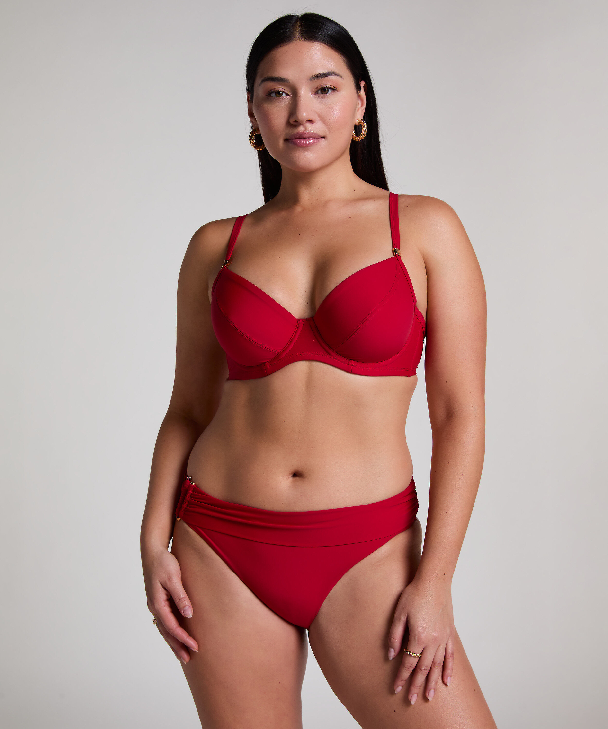 Luna Rio-Bikini-Unterteil, Rot
