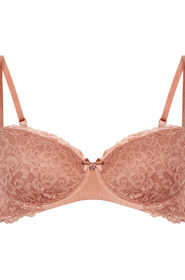 Thumbnail - Hunkemöller Vorgeformter Bügel-BH Marine Braun