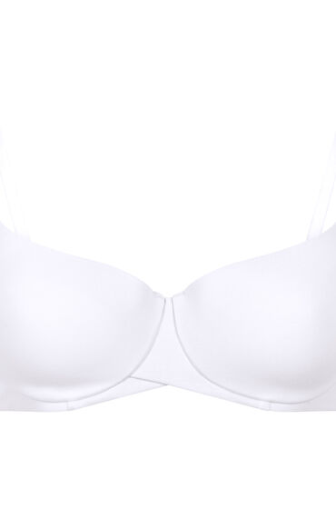 Thumbnail - Hunkemöller Vorgeformter Bügel-BH aus Baumwolle Weiß