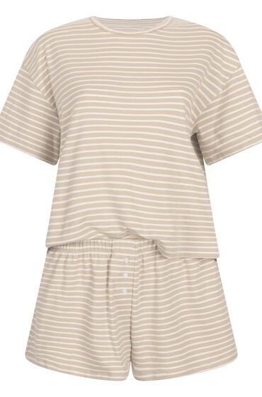 Thumbnail - Hunkemöller Pyjama-Set Jersey Beige