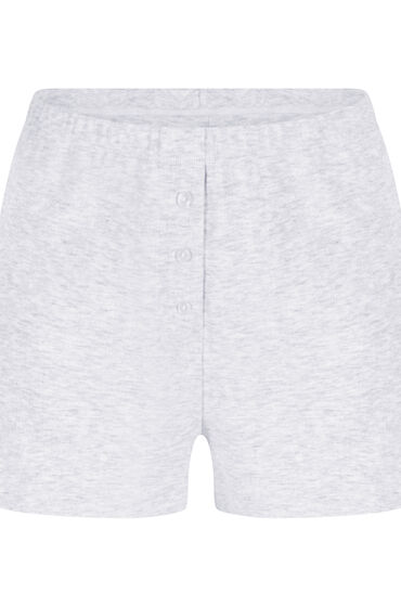 Thumbnail - Hunkemöller Pointelle-Shorts Grau