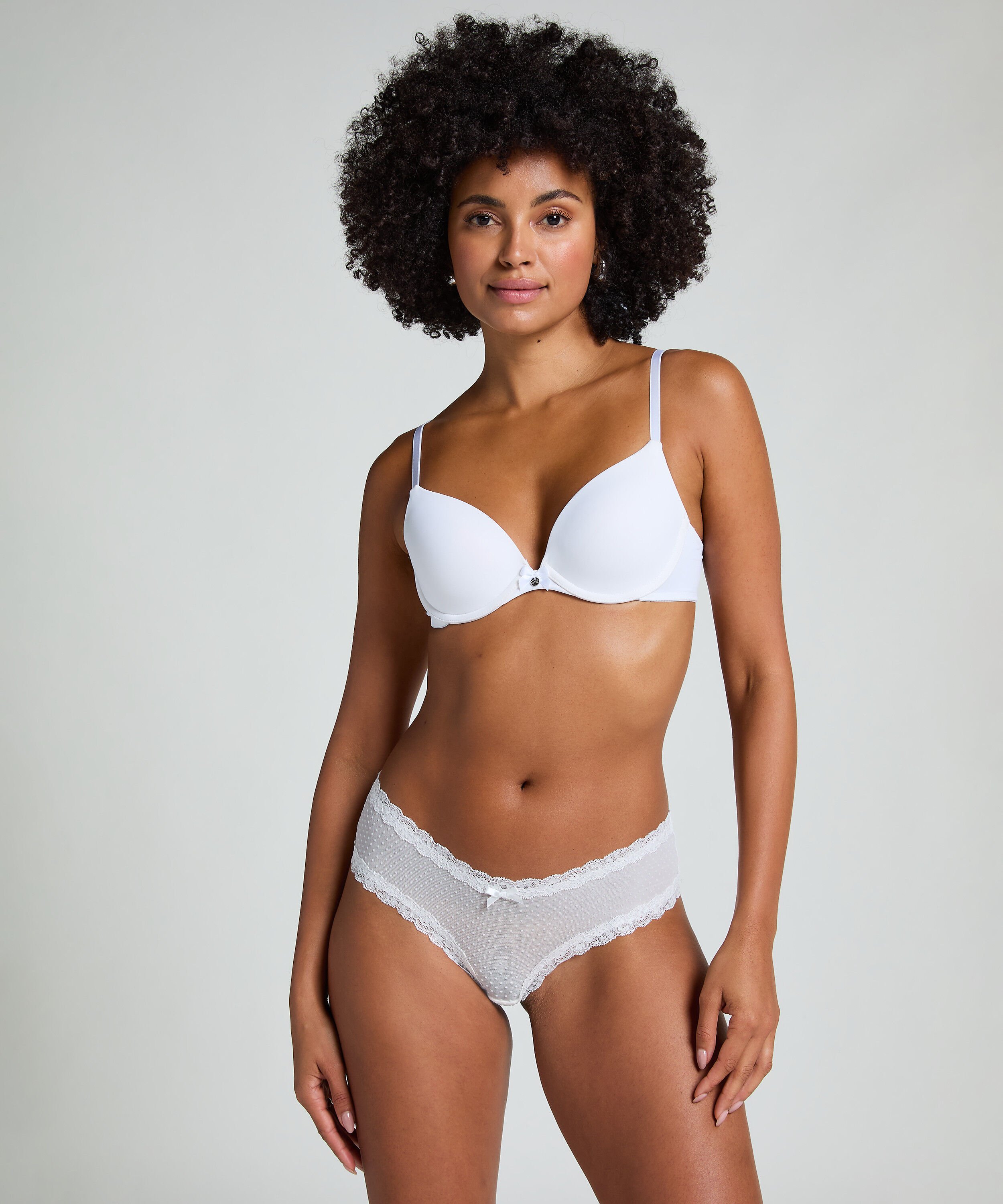 Brazilian V-shape Mesh, Weiß