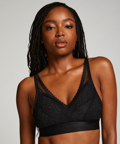 Bienll Nahtloser BH Damen Ohne Bügel - Bequemer Push Up Bügelloser BH Mit Verstellbaren Trägern