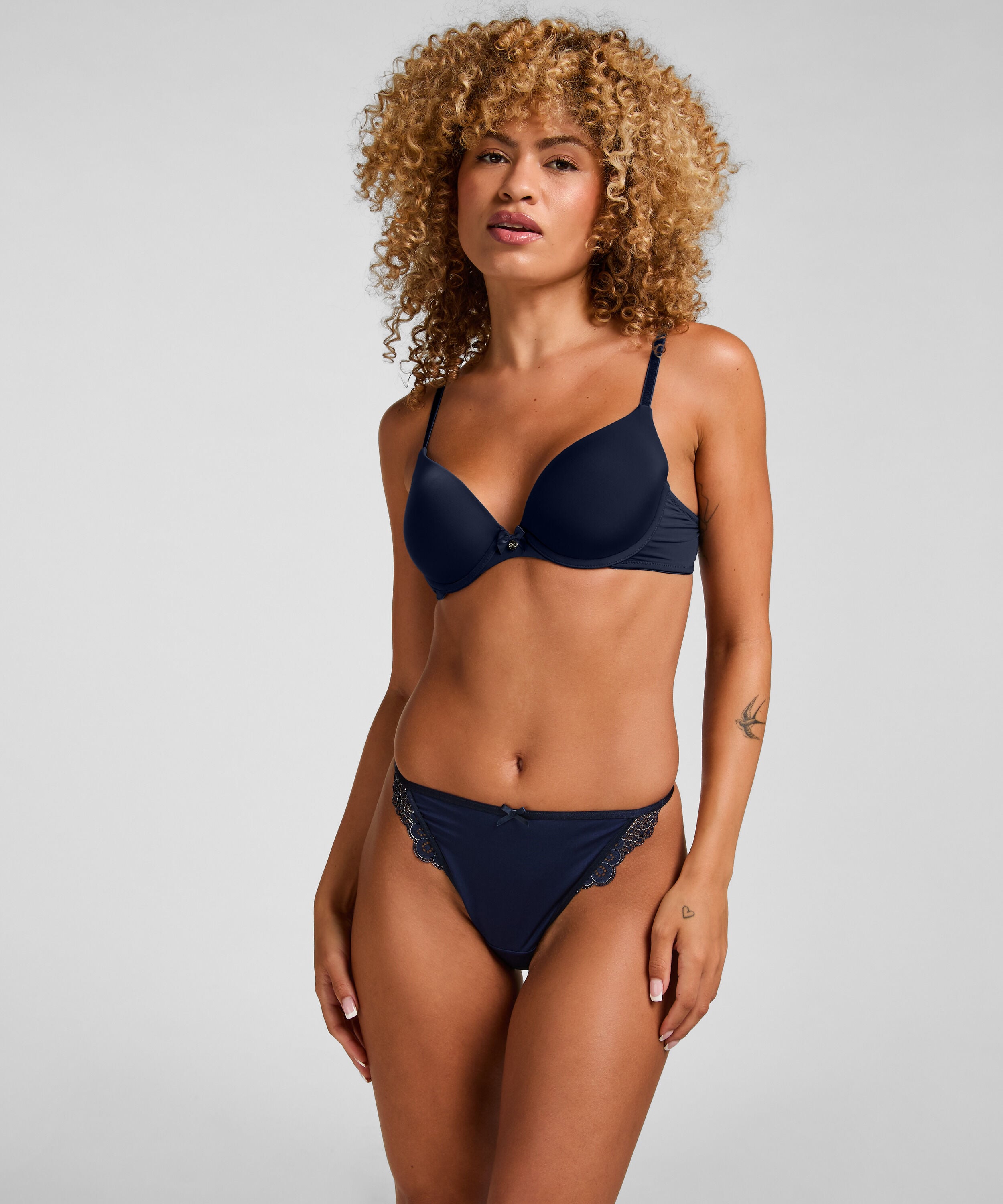 Highleg Brazilian Pamela, Blau